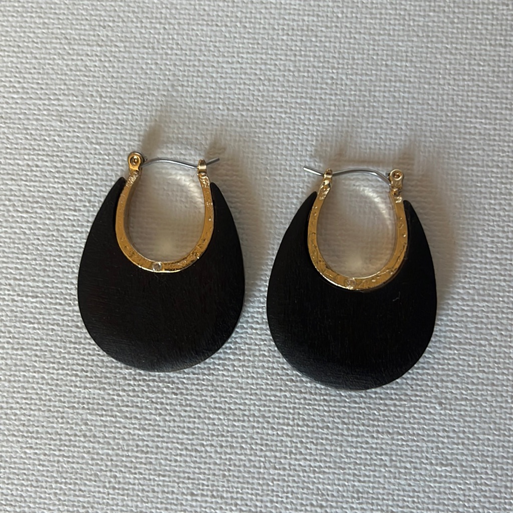 CC California GoldWood Earrings 10$